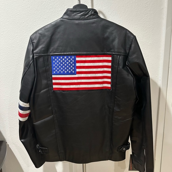 Easy Rider 🏍️  Leather Jacket 🇺🇸 - Picture 2 of 12